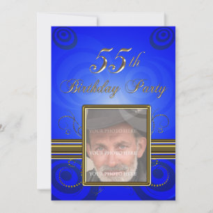 55. Geburtstagsfeier Einladung