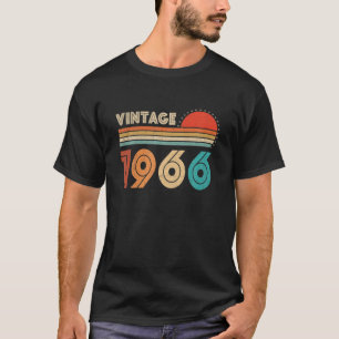 55. Geburtstagsgeschenk - Vintag 1966 Retro-Tag 55 T-Shirt