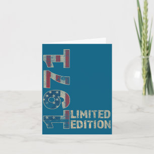 55. Geburtstagsgeschenk Vintage Geboren Illustrati Karte