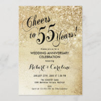 55. Hochzeitstag Gold