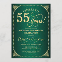 55. Hochzeitstag - Green Gold Damaskus