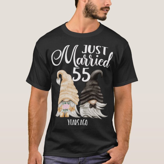55. Hochzeitstag nur 55 Jahre verheiratet T-Shirt (Vorderseite)