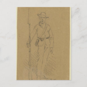 55. Infanterie in Georgia Postkarte