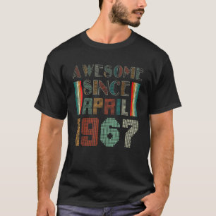 55 Jahre alt Phantastisch seit April 1967 55. Gebu T-Shirt