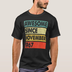 55 Jahre alt Phantastisch seit November 1967 55. G T-Shirt