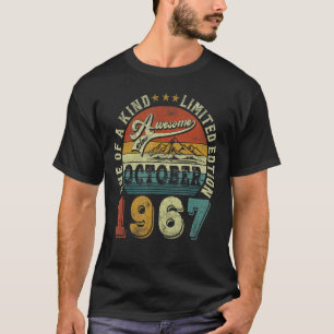 55 Jahre alt Phantastisch seit Oktober 1967 55. Ge T-Shirt