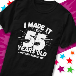 55 Jahre alt Sarcastic Meme Funny 55. Geburtstag T-Shirt