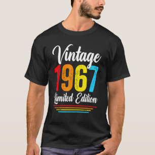 55 Jahre alt Vintage 1967 55. Geburtstag T-Shirt