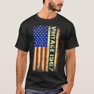 55 Jahre alte Geschenke Vintag 1967 amerikanische T-Shirt