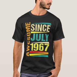 55 Jahre alte Legende seit Juli 1967 55. Geburtsta T-Shirt