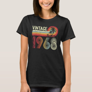 55 Jahre alte Männer Frauen Vintag 1968 Retro 55. T-Shirt