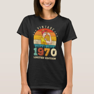 55 Jahre alter Tag 1970 Vintag 55. Geburtstagsfrau T-Shirt