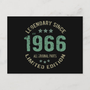 55 Jahre alter Tag Legende 55. Geburtstag Postkarte