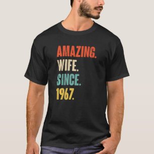 55 Jahre Hochzeitstag für ihre Phantastische Ehefr T-Shirt