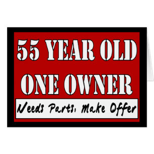 55 Jährige, ein Inhaber - die Bedarfs-Teile,