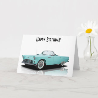 **55 KLASSISCHE THUNDERBIRD** AM GEBURTSTAG KARTE