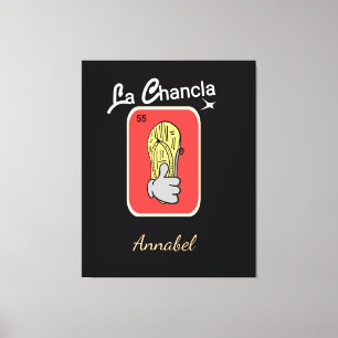 55 La Chancla Leinwanddruck