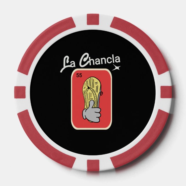 55 La Chancla Pokerchips (Vorderseite)