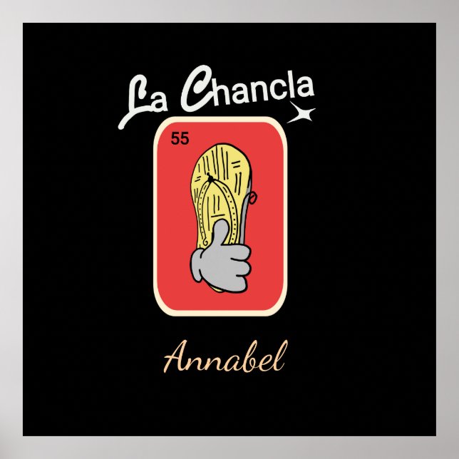 55 La Chancla Poster (Vorne)