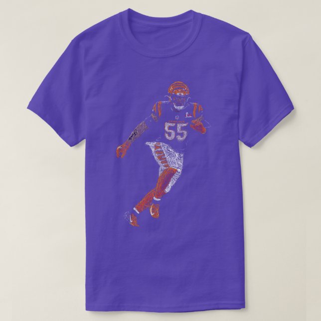 55 Linebacker T-Shirt (Design vorne)