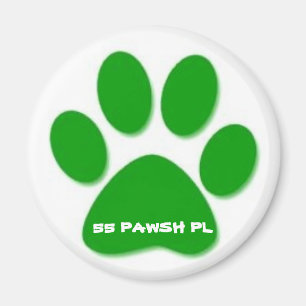 55 Pawsh Platz-Magnet Magnet