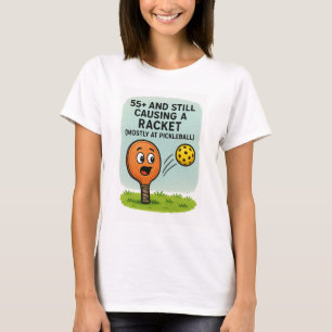 55+ und sorgt immer noch für einen Aufruhr (meist T-Shirt