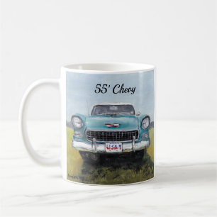 55er Chevy Auto Kunst Tasse