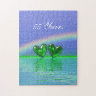 55th Anniversary Emerald Hearts Puzzle