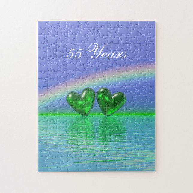 55th Anniversary Emerald Hearts Puzzle (Vertikal)