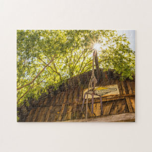 5632-Altes rustikales Stall-Puzzle Puzzle
