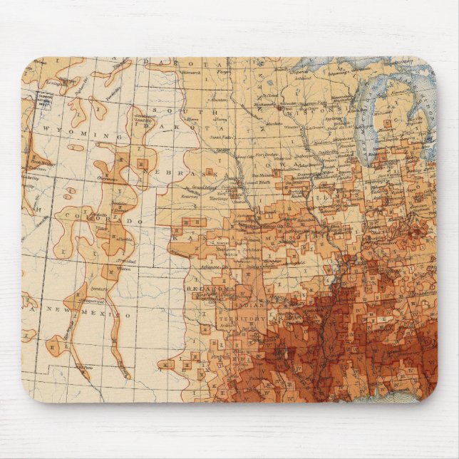 56 Anteil der Bevölkerung Montenegros Mousepad (Vorne)