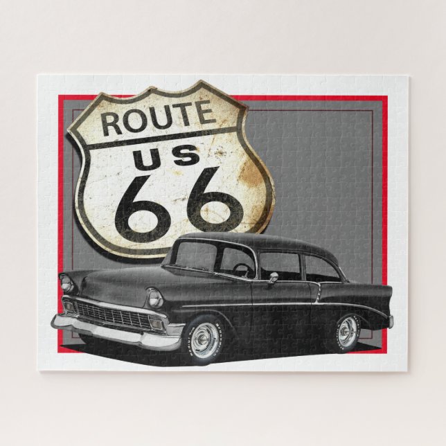 56 Bel Air Route 66 Puzzle (Horizontal)