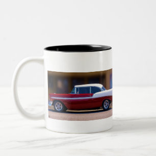 '56 CHEVY BEL AIR-KAFFEETASSE ZWEIFARBIGE TASSE