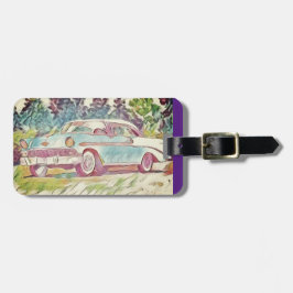 56 Chevy Bel Air Painting Gepäckanhänger