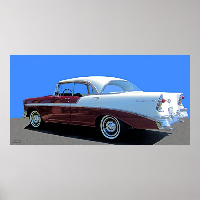 "56 CHEVY BEL AIR POSTER (Vorne)