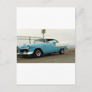56 Chevy Belair Postkarte