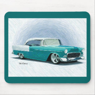 '56 Chevy - Türkis Digital Art Mousepad