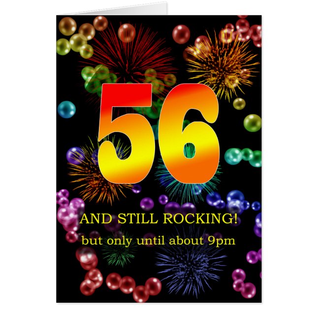 56. Geburtstag noch rocken (Vorne)