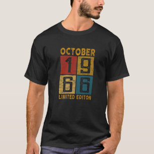 56. Geburtstag Oktober 1966 Geboren 1966 56 Jahre  T-Shirt