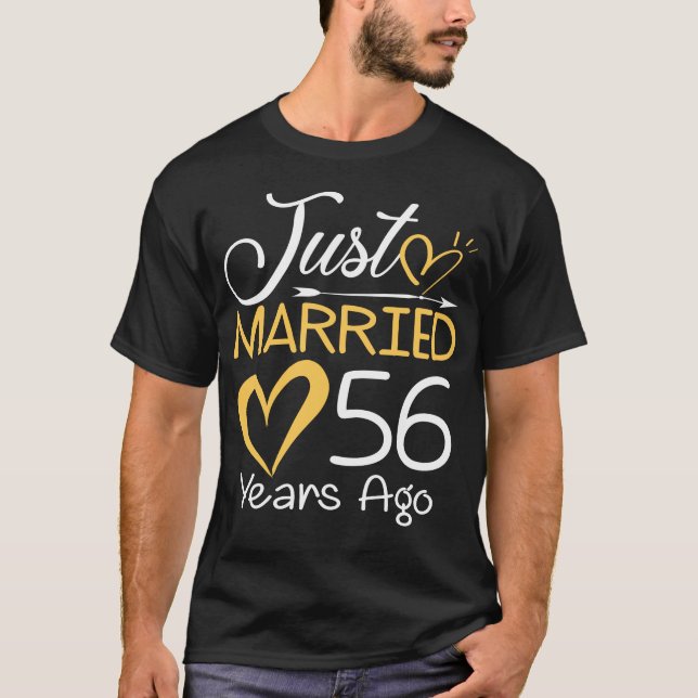 56. Hochzeit Jubiläum nur 56 Jahre verheiratet T-Shirt (Vorderseite)