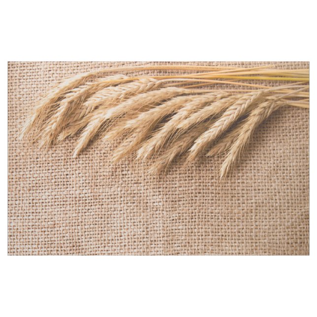 56" Inch breites Baumwollgewebe Weizen auf Burlap- Stoff (Yard (91,4 cm))