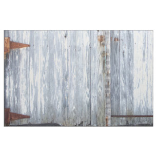 56" Inch Wide Cotton Fabric White Wash Wood Barn D Stoff