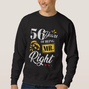 56 Jahre, als ich Mr. Right Funny Couple war, Hoch Sweatshirt