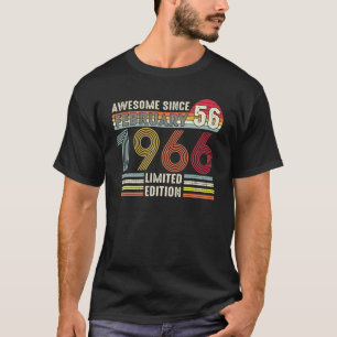 56 Jahre alt Februar 1967 56. Geburtstag T-Shirt