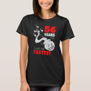 56 Jahre alt Geburtstag Gag vor 56 Jahren war ich  T-Shirt