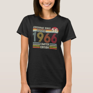 56 Jahre alt Juni 1966 56. Geburtstag T-Shirt