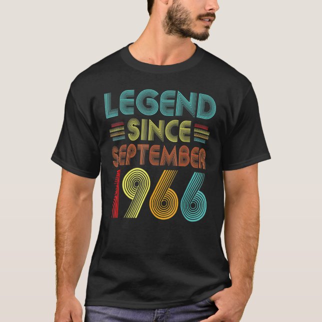 56 Jahre alte Legende seit September 1966 56. Bir T-Shirt (Vorderseite)