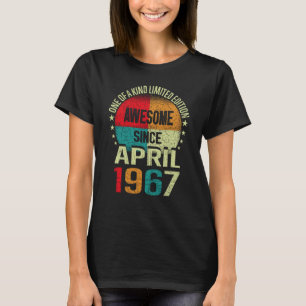 56 Jahre Phantastisch seit APRIL 1967 Vintag 56. G T-Shirt