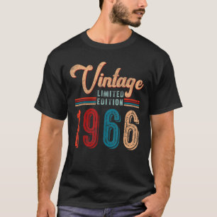 56 Jahre Vintag 1966 56. Geburtstag 1 T-Shirt