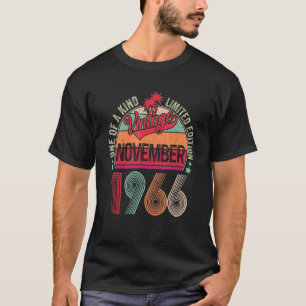 56 Jahre Vintag im November 1966 56. Geburtstag T-Shirt